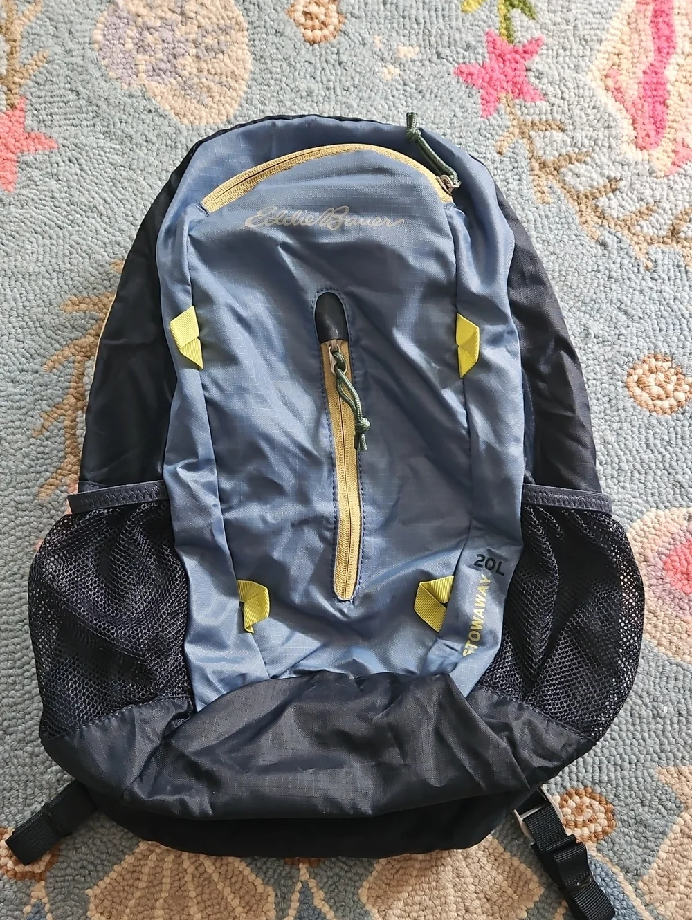 Eddie Bauer Blue 20L 100% Polyester Stowaway Pack
